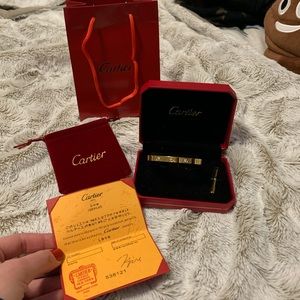 BNWT Love Screw Bracelet w Diamonds